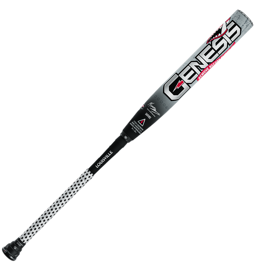 2026 Loiusville Slugger Genesis 2Pc Maxload USSSA Matt Brady Black & Silver Bat