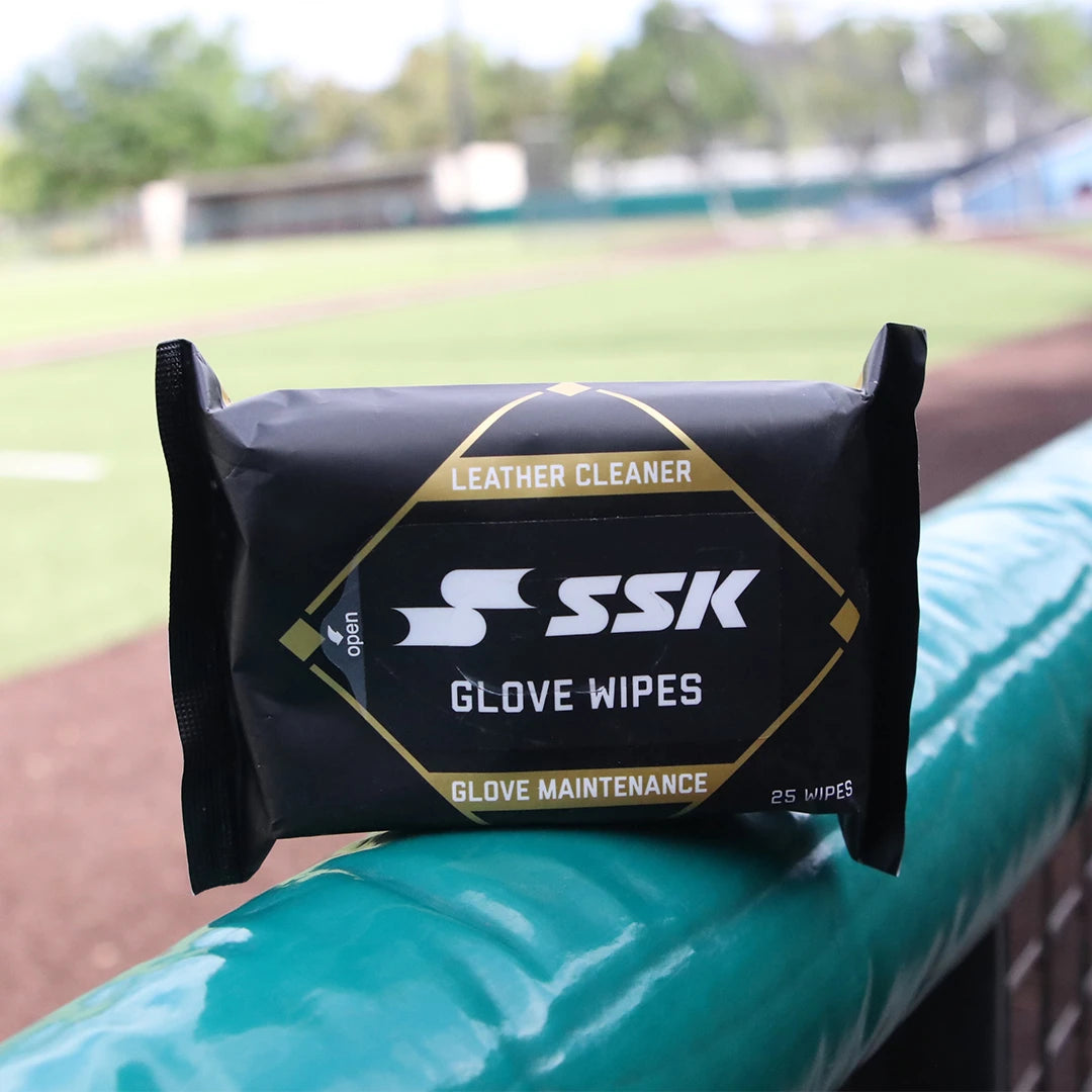 SSK Glove Wipes - 25 Pack Glove Maintenance Leather Cleaner