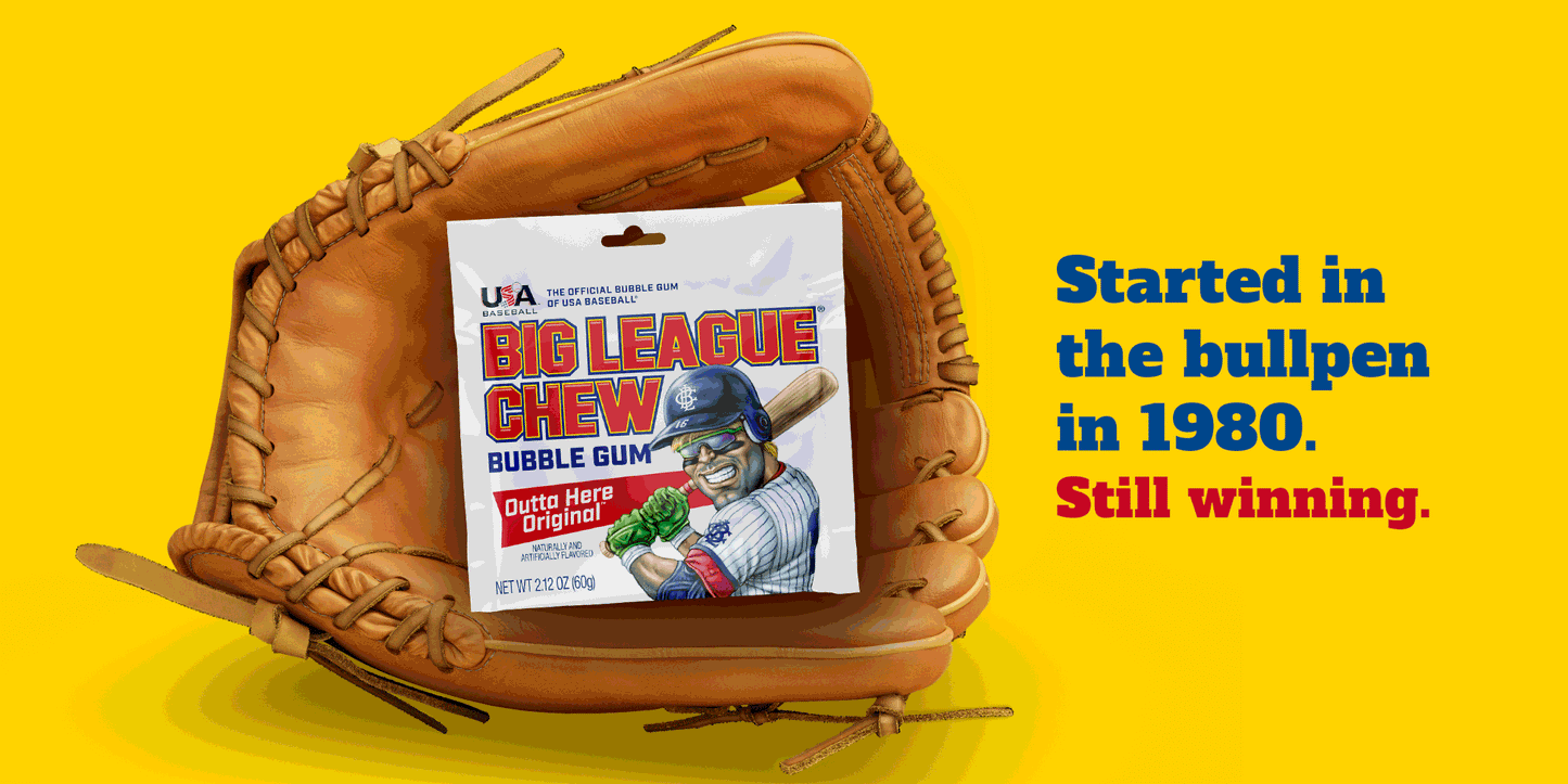 Big League Chew Shredded Bubble Gum Classic Baseball Candy in Multiple Flavors
