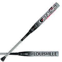 2026 Loiusville Slugger Genesis 2Pc Maxload USSSA Matt Brady Black & Silver Bat