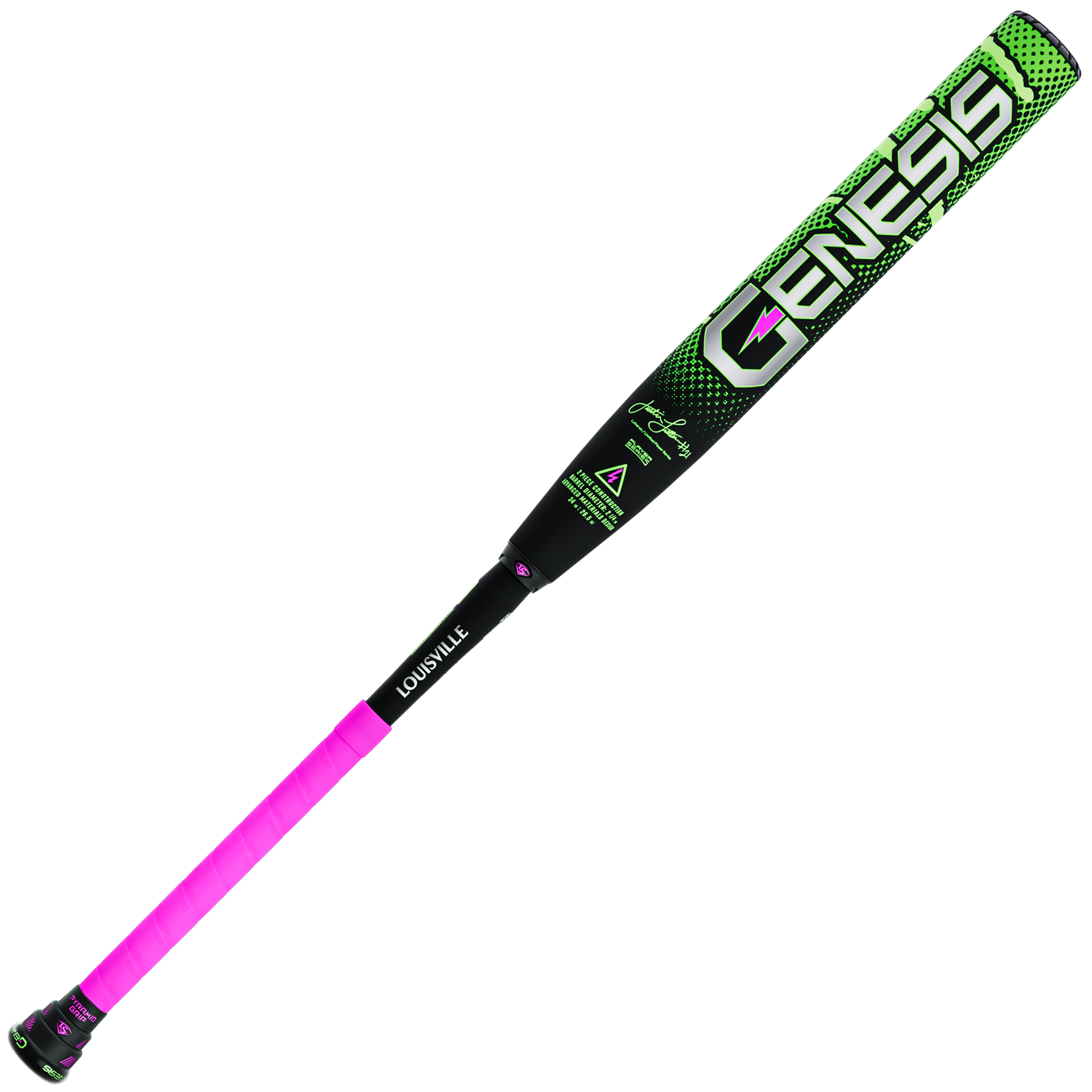 2026 Louisville Slugger Genesis Justin Lutheran 2 Piece Powerload (1.0oz) 13" Slo-Pitch Bat USSSA