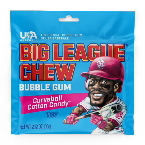 Big League Chew Shredded Bubble Gum Classic Baseball Candy in Multiple Flavors