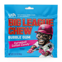 Big League Chew Shredded Bubble Gum Classic Baseball Candy in Multiple Flavors