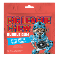 Big League Chew Shredded Bubble Gum Classic Baseball Candy in Multiple Flavors