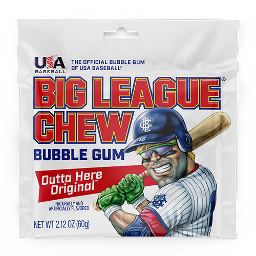 Big League Chew Shredded Bubble Gum Classic Baseball Candy in Multiple Flavors