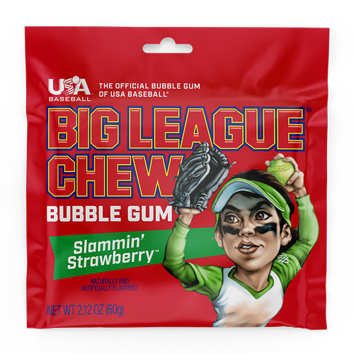 Big League Chew Shredded Bubble Gum Classic Baseball Candy in Multiple Flavors