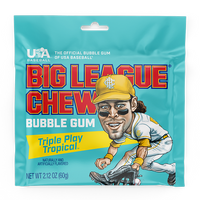 Big League Chew Shredded Bubble Gum Classic Baseball Candy in Multiple Flavors