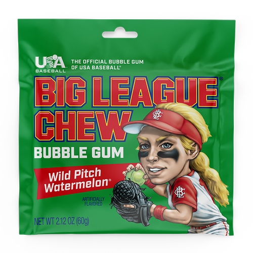 Big League Chew Shredded Bubble Gum Classic Baseball Candy in Multiple Flavors