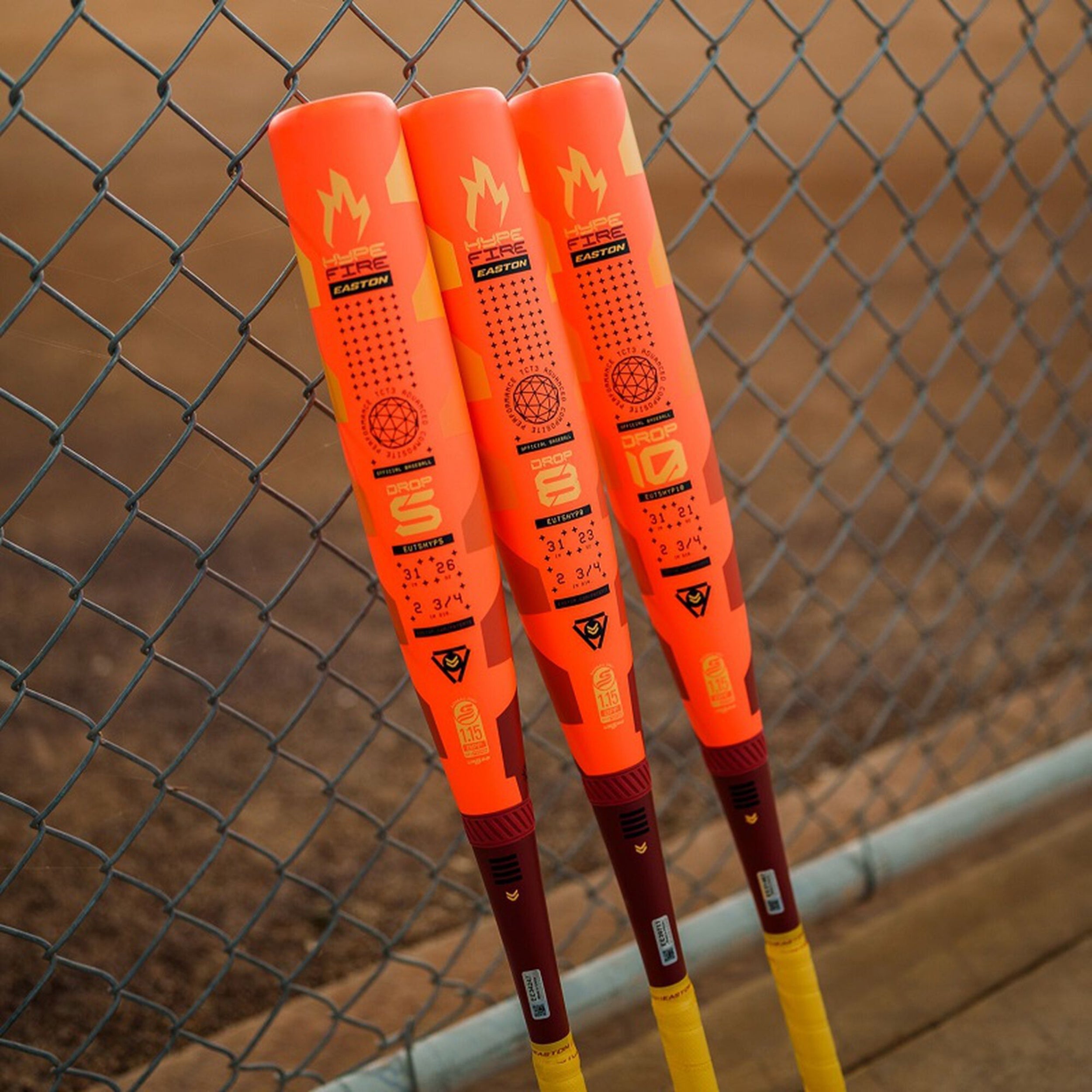 Buy Easton Hype Fire USSSA Bat -10 | 2025 Edition – Baseline Sports