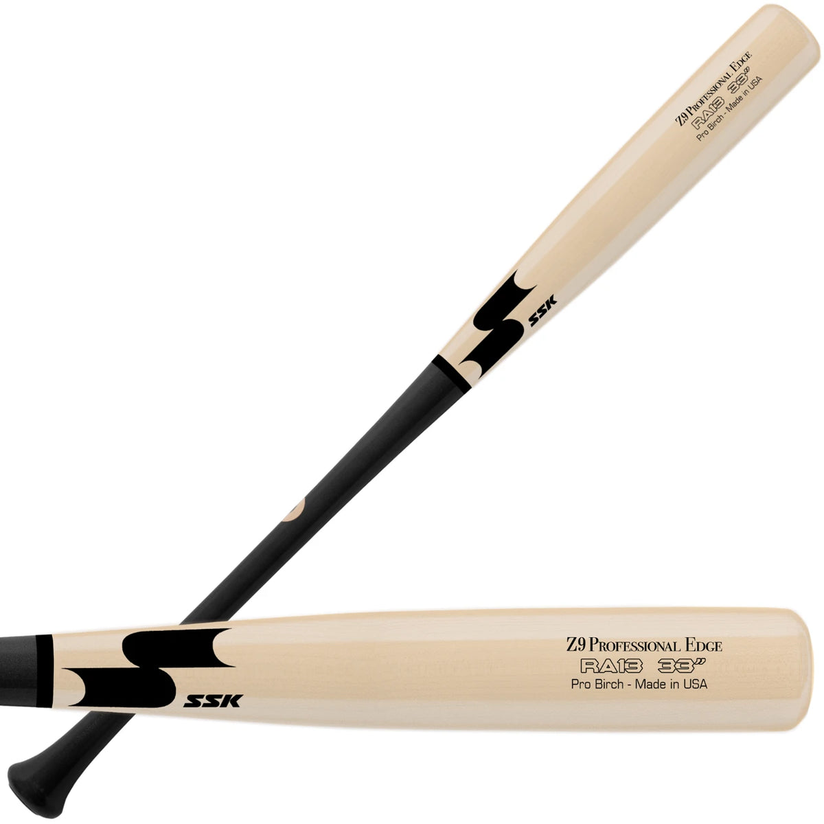 SSK Z9 Professional Edge RA13 Pro Birch Wood Baseball Bat