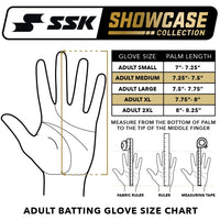 SSK Showcase Adult Baseball Batting Gloves