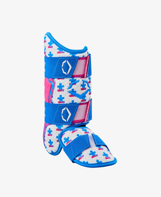 Evoshield X-SRZ Autism Speaks Batter's Leg Guard Adult