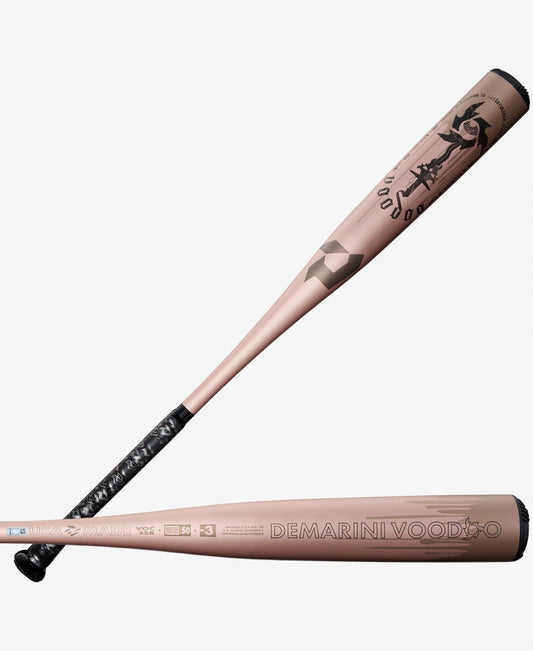 Rose Gold 2025 DeMarini Voodoo One (-3) BBCOR Baseball Bat