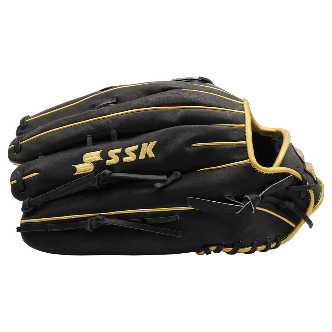 SSK ZSLOW 14" Slowpitch Softball Glove ZS-1400BLKGLD3