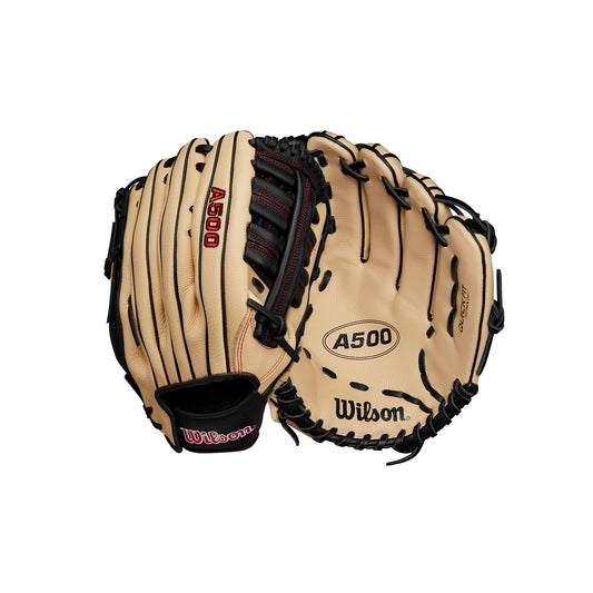 2026 Wilson A500 Single Post Blonde/Red/Black 12.5"
