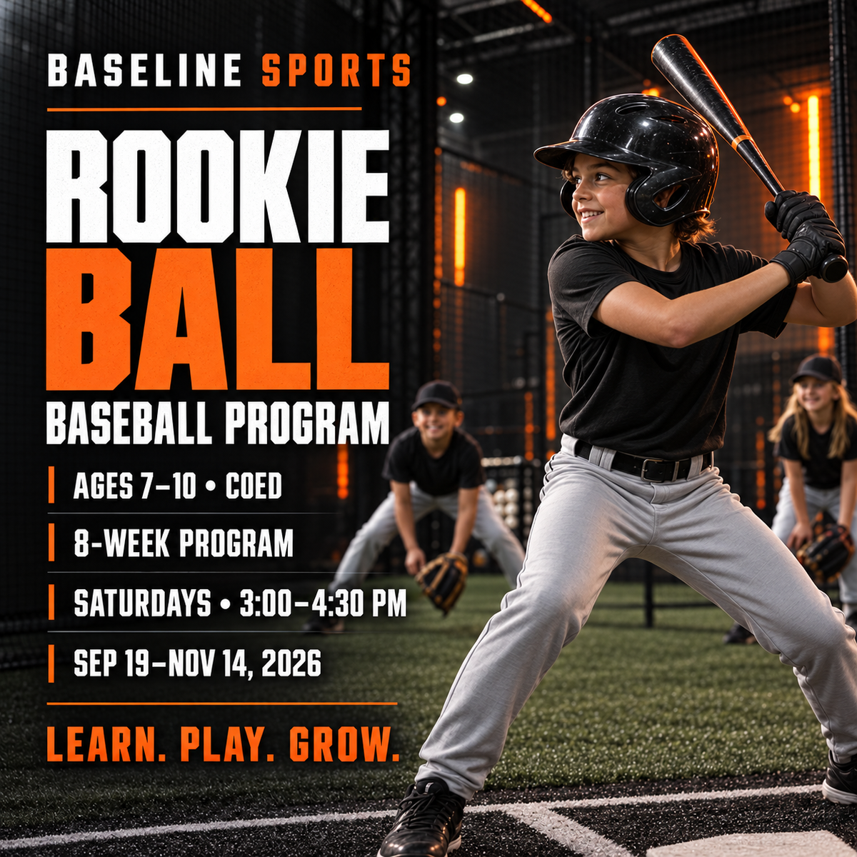 Fall Rookie Ball Baseball Program Toronto | Ages 7–10
