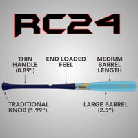SSK Z9 Professional Edge RC24 Pro Maple Wood Baseball Bat