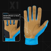 SSK X1 Color Rush Adult Baseball Batting Gloves