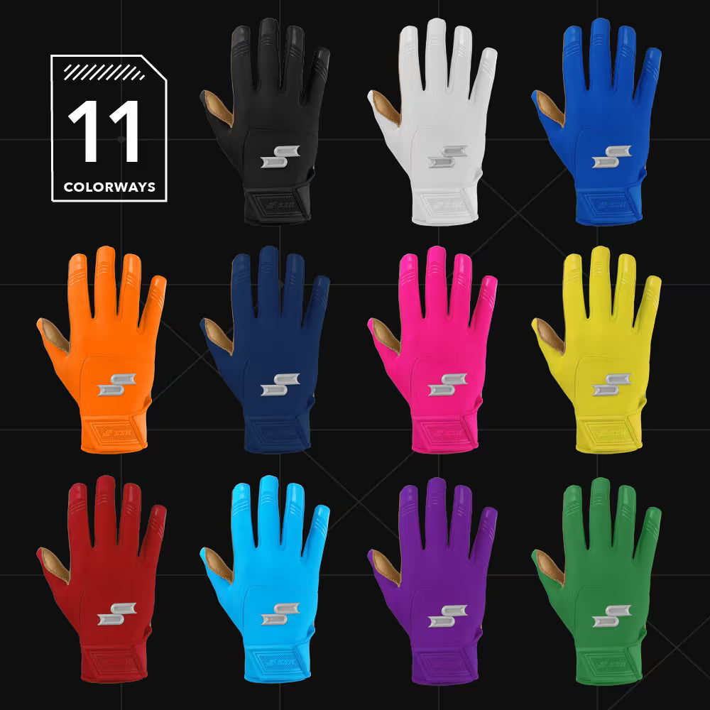 SSK X1 Color Rush Adult Baseball Batting Gloves