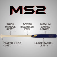 SSK Z9 Professional Edge MS2 Pro Maple Wood Baseball Bat
