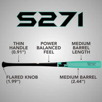 SSK Z9 Professional Edge S271 Pro Maple Wood Baseball Bat