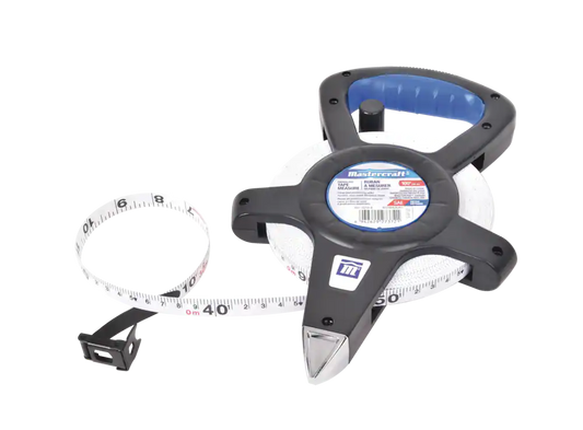  Mastercraft 100-ft Fibreglass Tape Measure - Durable Measuring Tool